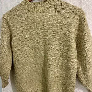Zara Girl's Poly Sweater with Gold metal flecks size 9-10